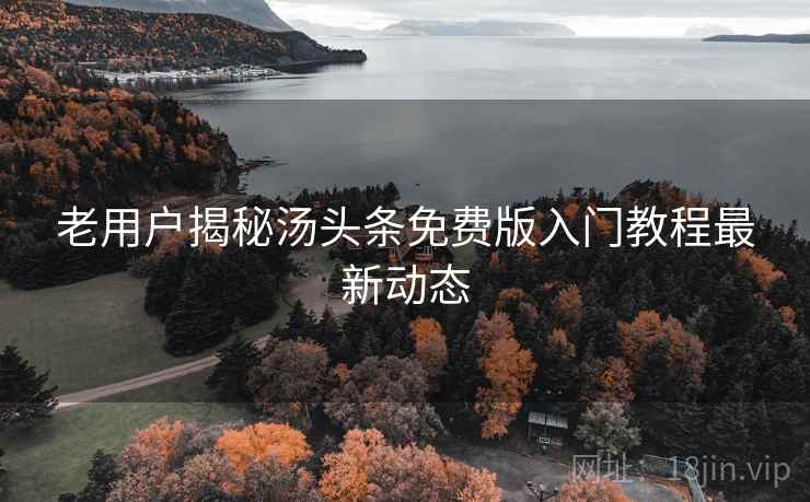 老用户揭秘汤头条免费版入门教程最新动态