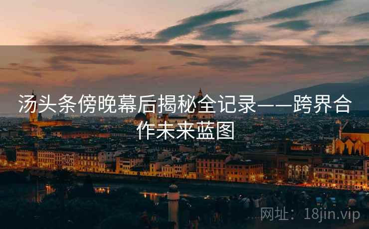 汤头条傍晚幕后揭秘全记录——跨界合作未来蓝图