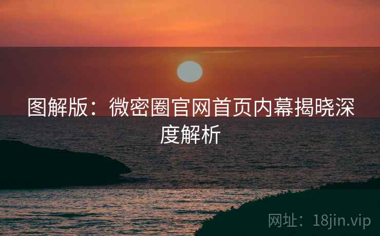 图解版：微密圈官网首页内幕揭晓深度解析